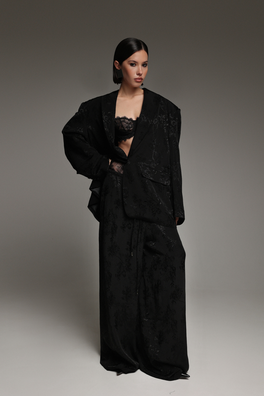 Жакет из жаккарда