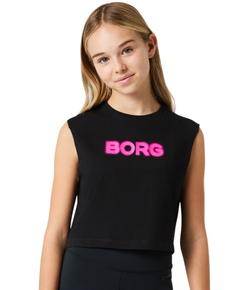 Футболка для девочки Bj_rn Borg Cropped Tank - black beauty