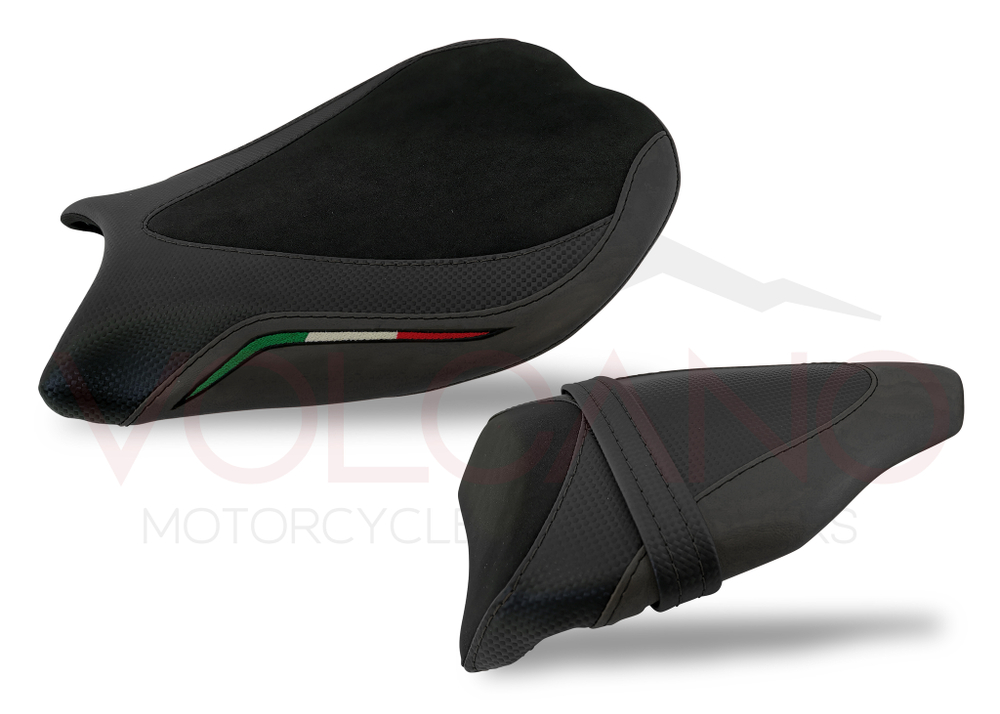 Ducati 848 1098 1198 2007-2013 Volcano комплект чехлов для сидений Противоскользящий
