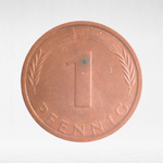 Germany, 1 Pfennig, 1976, (Hamburg Mint - "J"), VF