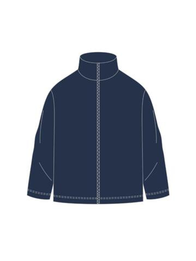 Толстовка д/девочки флис "Сэмми-2" ТС-121/2 р.122, Тёмно-синий (Ивашка)