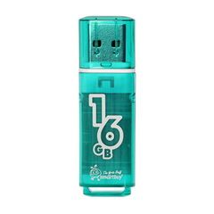 Флешка 16 GB USB 2.0 SmartBuy Glossy (Зеленый)