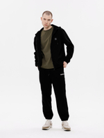 Зип Худи UNAFFECTED патч LOGO Черный