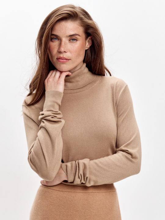 Водолазка из шелка и кашемира