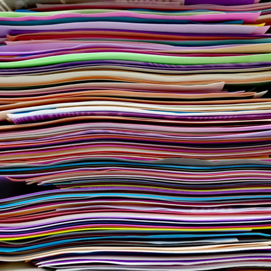 НАБОР БРАКА МИКС Фоамиран Иран 1мм 60х70см (10 листов)