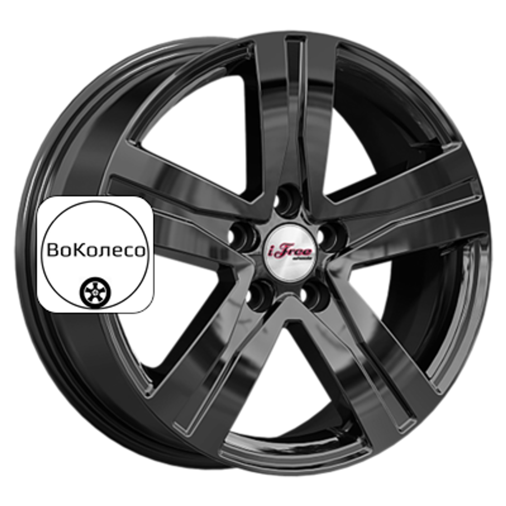 7x17/5x114,3 ET50 D66,1 Rebel (КС913) BK iFree