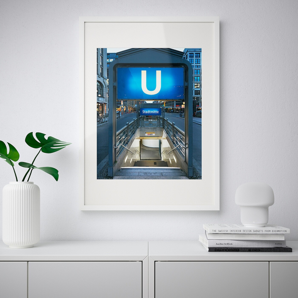IKEA BILD  (ИКЕА БИЛД)  -  Плакат, центр города, Берлин, 40x50 см