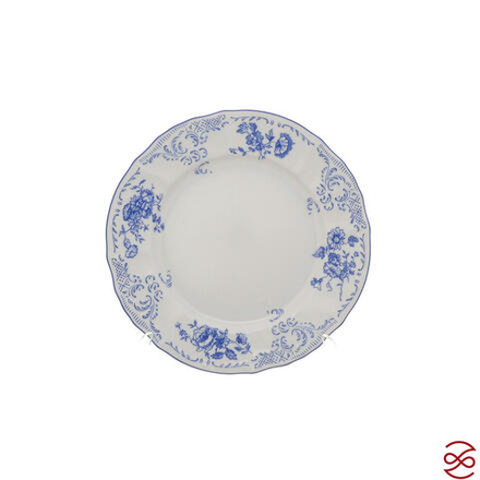 Набор тарелок Bernadotte Синие розы 19 см(6 шт)