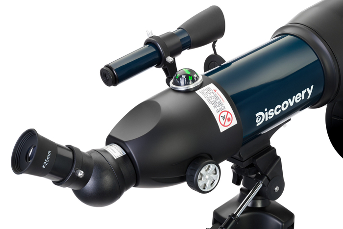 Телескоп Levenhuk Discovery Sky Trip ST80 с книгой Космос. Непустая пустота и держателем для смартфона
