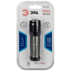 Светодиодный фонарь ЭРА UB-603 ручной на батарейках 3W | Универсальные  фонари