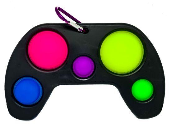 Вечная пупырка POP IT СИМПЛ ДИМПЛ " ДЖОЙСТИК " ( ЧЕРНЫЙ ЦВЕТ )