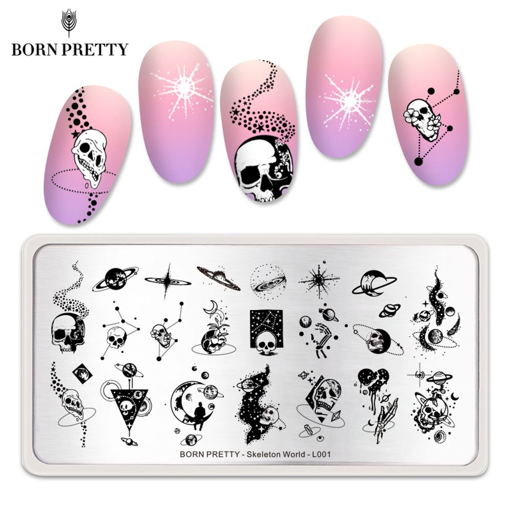 Пластина Born Pretty Halloween L001