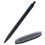 Ручка подарочная шариковая BRAUBERG "Nota", СИНЯЯ, корпус черный, трехгранная, линия письма 0,5 мм, 143488