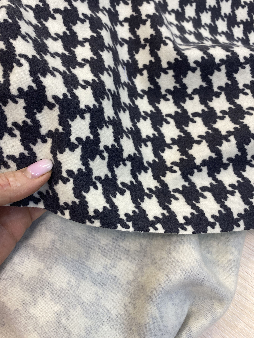 Ткань костюмная (Италия) 100% шерсть (фланель) ш-150см цена за 1 м