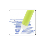 Ручка гелевая, пиши-стирай, Basir, синие чернила, серия "Авокадо", разноцветный корпус