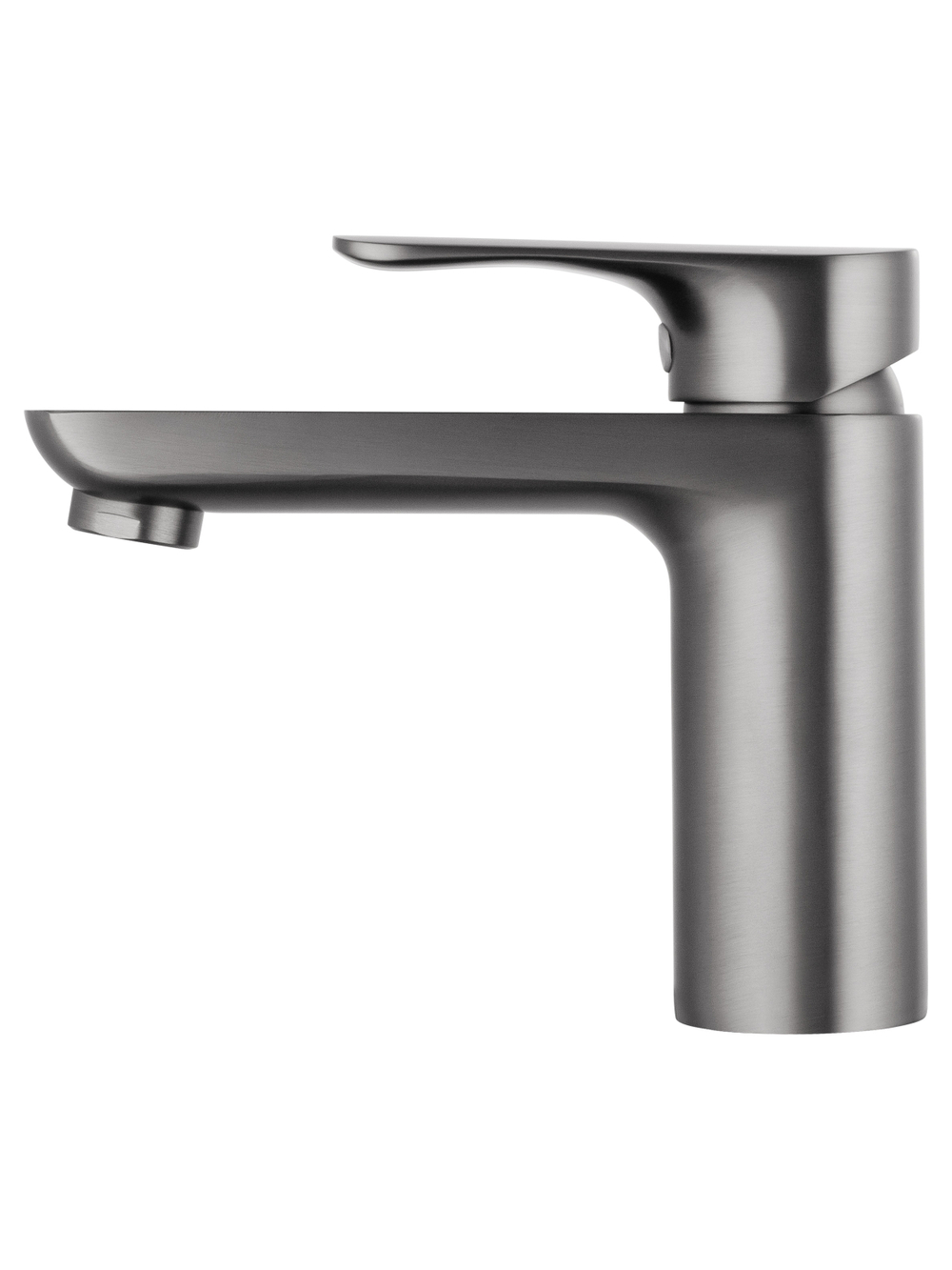 Смеситель для раковины WONZON & WOGHAND Line, Темный графит (WW-A40732-BGG)