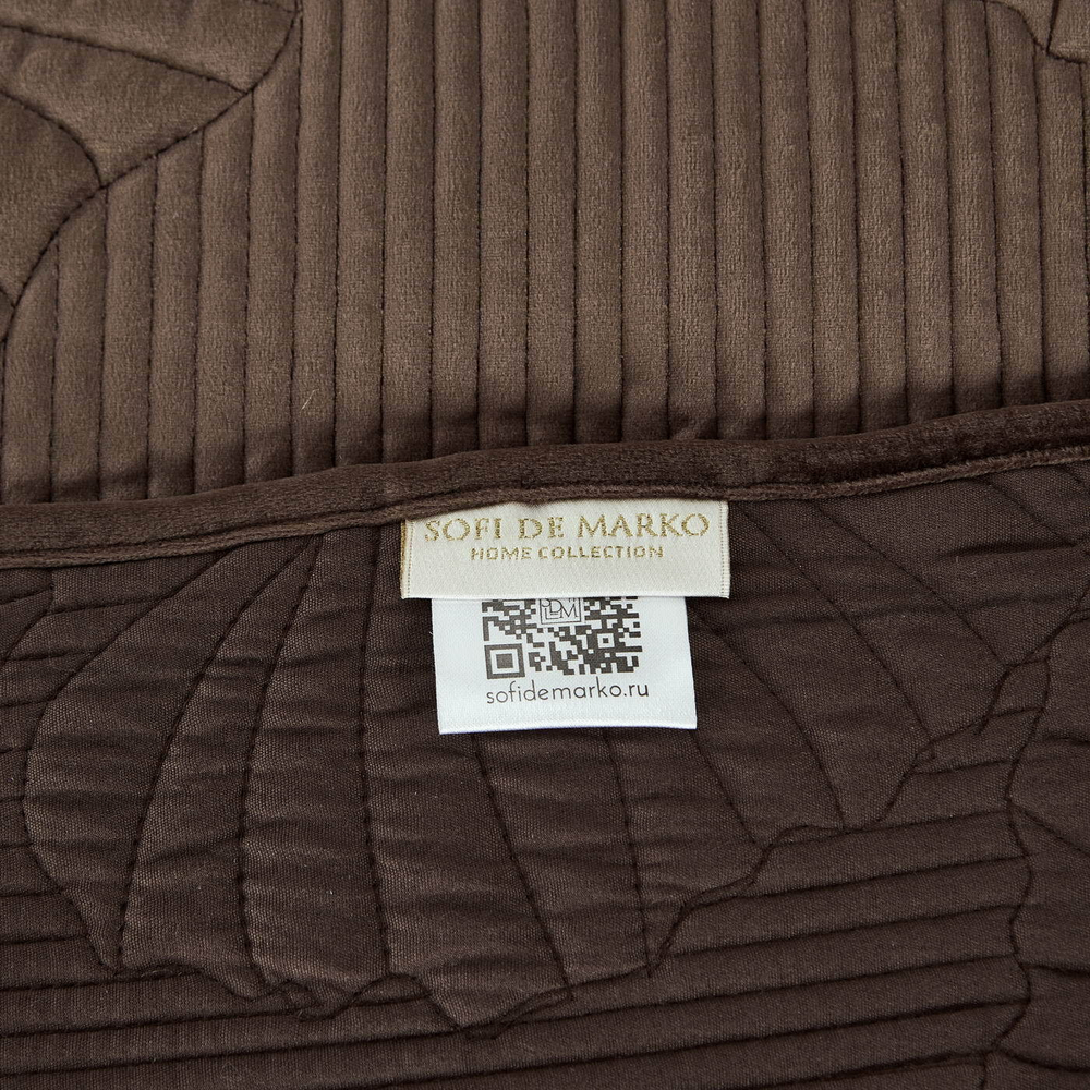 Покрывало 240x260 Sofi De MarkO Бенита шоколадное