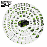 Аккумуляторная батарея GREENWORKS High Power G24HP2 24V, 2Ач   2957707