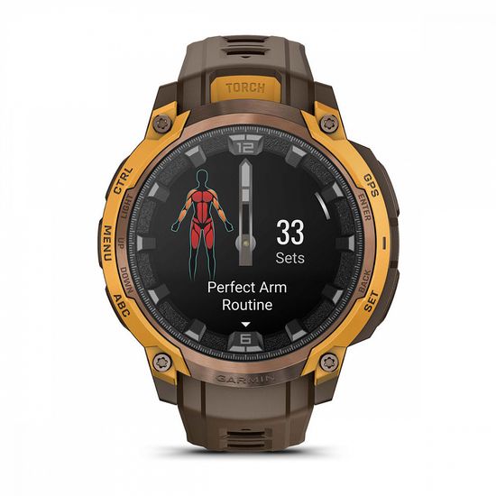 Умные часы Garmin Instinct Crossover AMOLED Bronze/Sunburst
