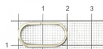 Кольцо заводное Kosadaka овальное 1215N