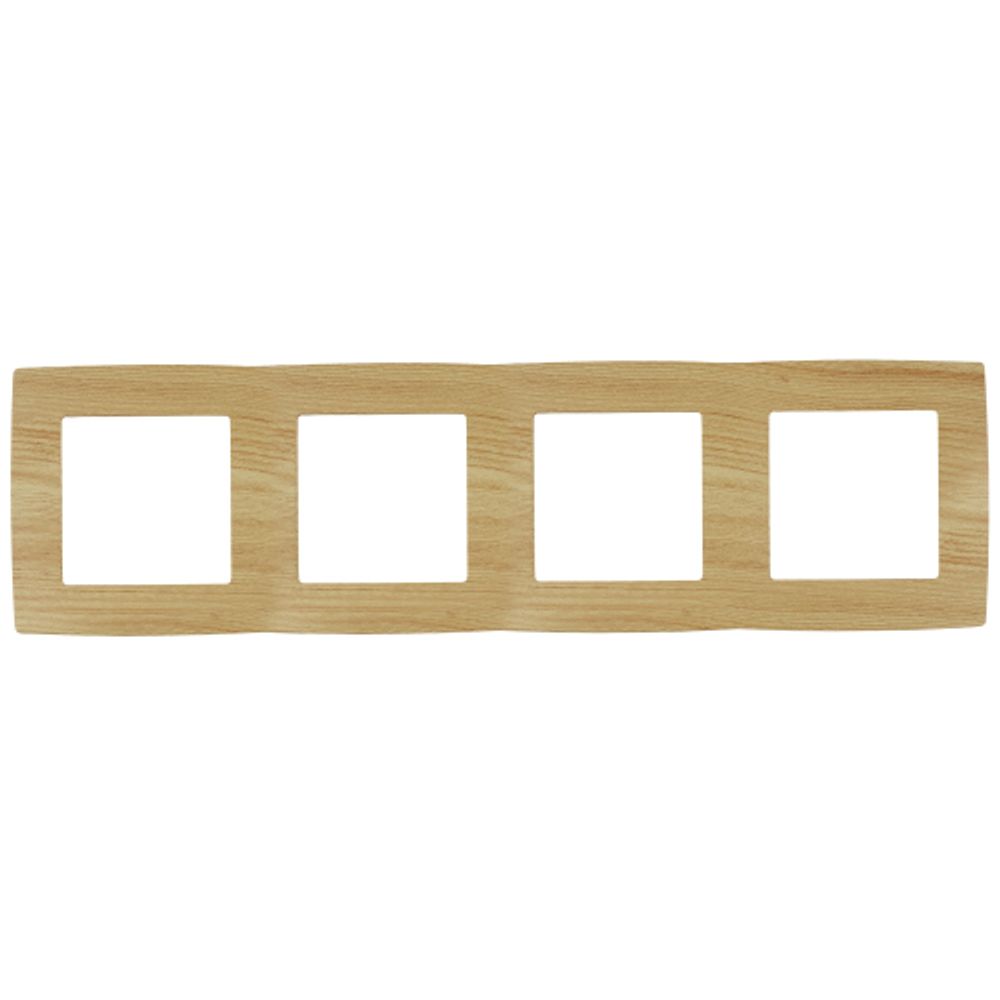 12-5004-11 ЭРА Рамка на 4 поста, Эра12, сосна | Эра 12 Сосна