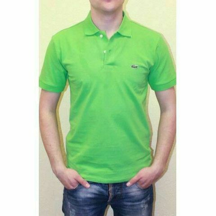 Мужское поло салатовое Lacoste Lime Polo