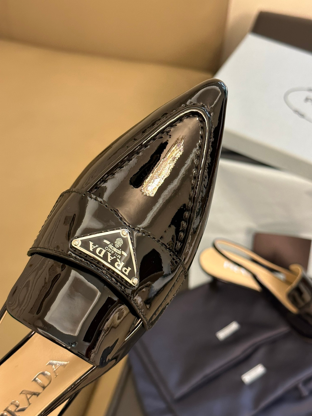 Prada Slingbacks 4.5 cm