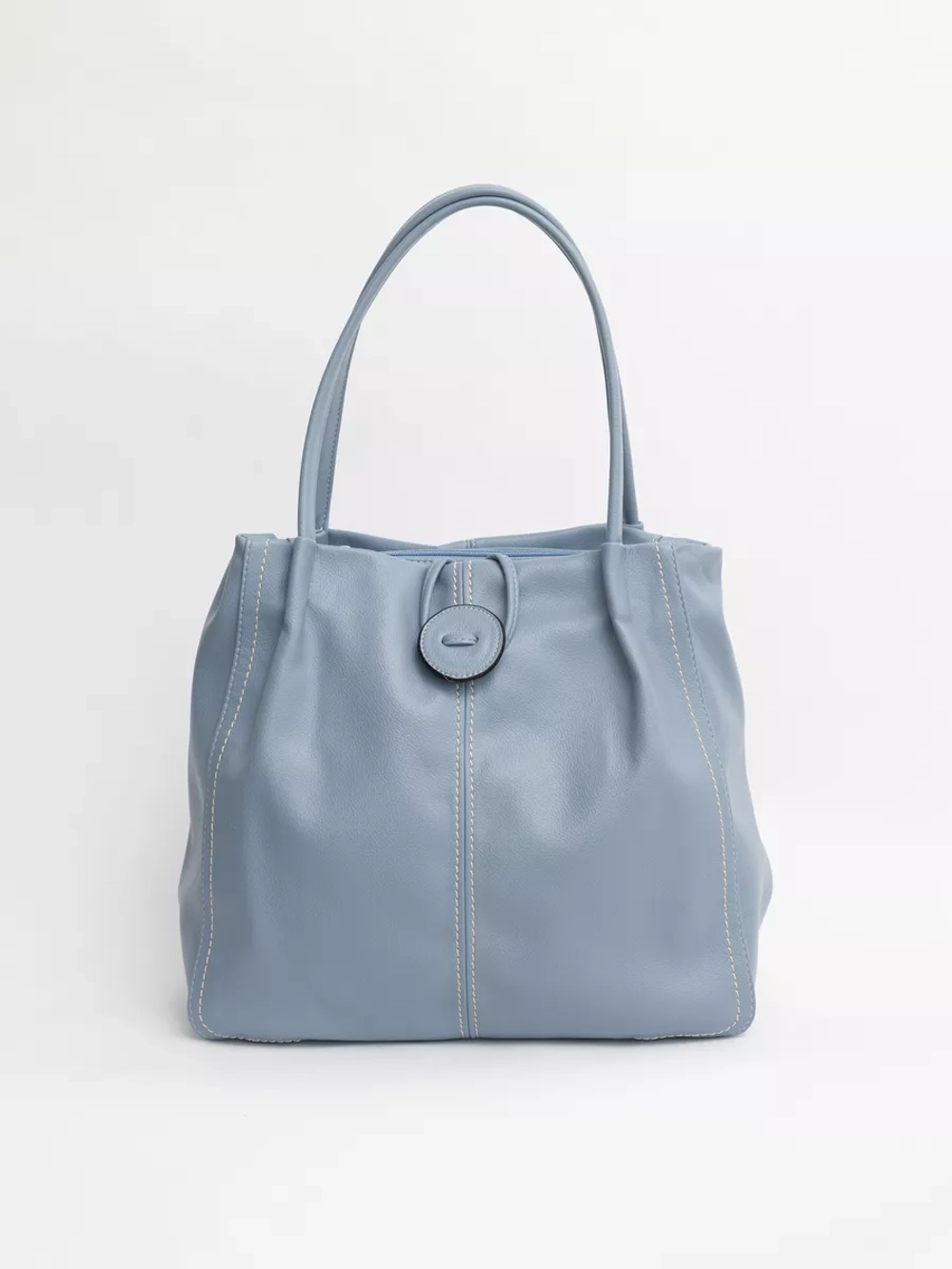 Сумка большая через плечо шоппер мешок