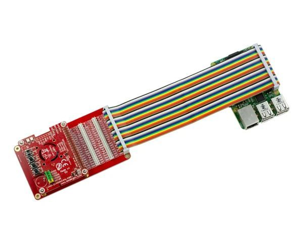 Плата расширения HAT GPIO для Raspberry Pi с кабелем пример 2