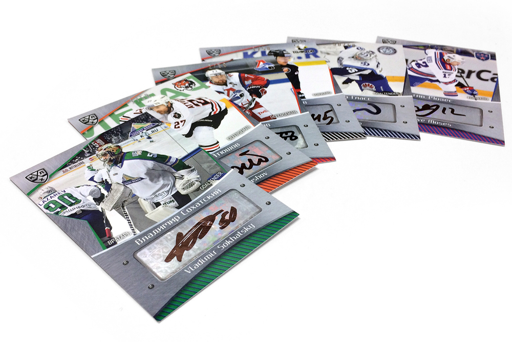 " ХОККЕЙНЫЕ КАРТОЧКИ КХЛ КОЛЛЕКЦИЯ 8-го СЕЗОНА 2015/16" 1 блок 50 упаковки