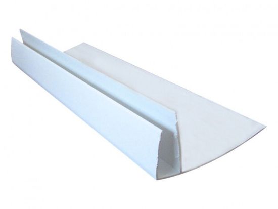 F-профиль белый 3м. 30 мм.