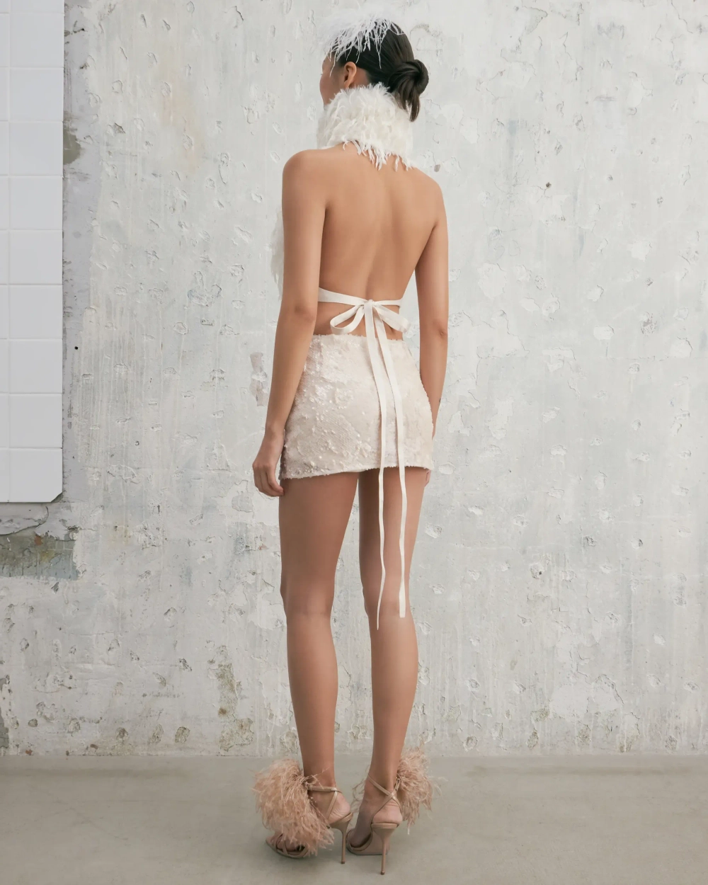 Юбка Амбре кремовая Ombré Cream