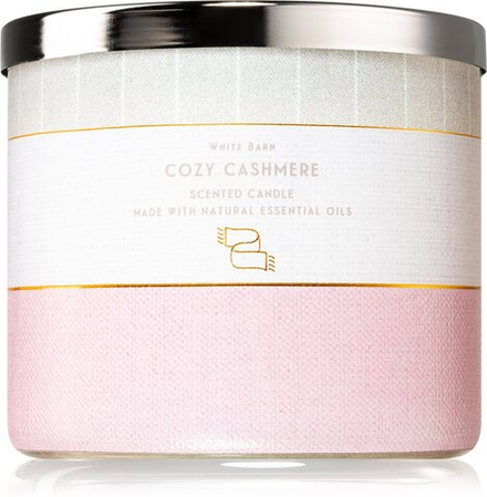 Bath & Body Works Cozy Cashmere - ароматическая свеча II. /   411  g  / GTIN 667557168760