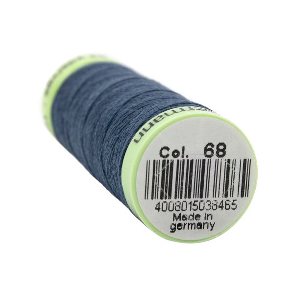 Нитки отделочные Gutermann Top Stitch 30 (30 метров), 5 кат. | 068 серо-синий