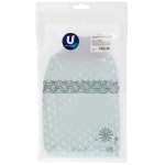 Мочалка - варежка скрaбирующая «Premium - LANPASSO», цвет зеленый, 24*15см (ZIPпакет)