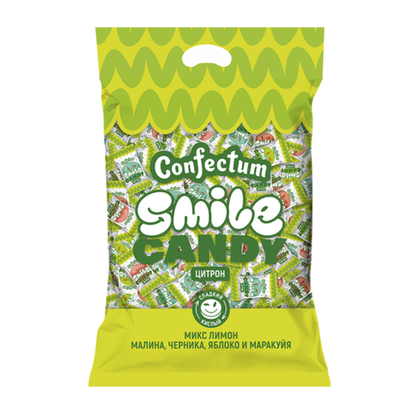 Карамель сложная «Confectum Smile Candy Citron», 1 кг х 3 шт