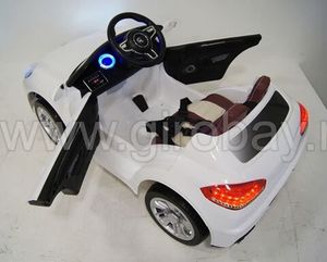 Детский электромобиль River Toys PORSHE E001EE белый фото №10