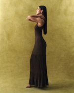 Платье ANITA с закрытой спиной, шоколадный