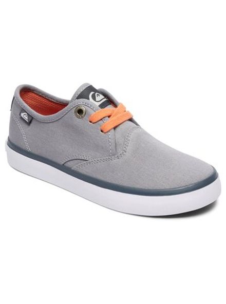 Кеды дет. QUIKSILVER SHOREBREAK YOUT B SHOE XSSW GREY/GREY/WHITE