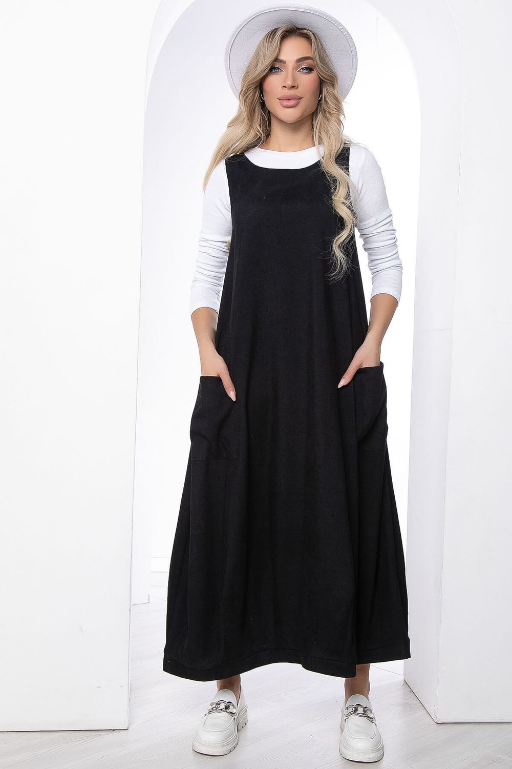 Сарафан В стиле Бохо (черный) П8826 LT Collection