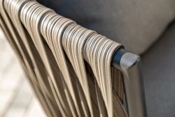 "Флоренция" лаунж-зона из искусственного ротанга, цвет графит