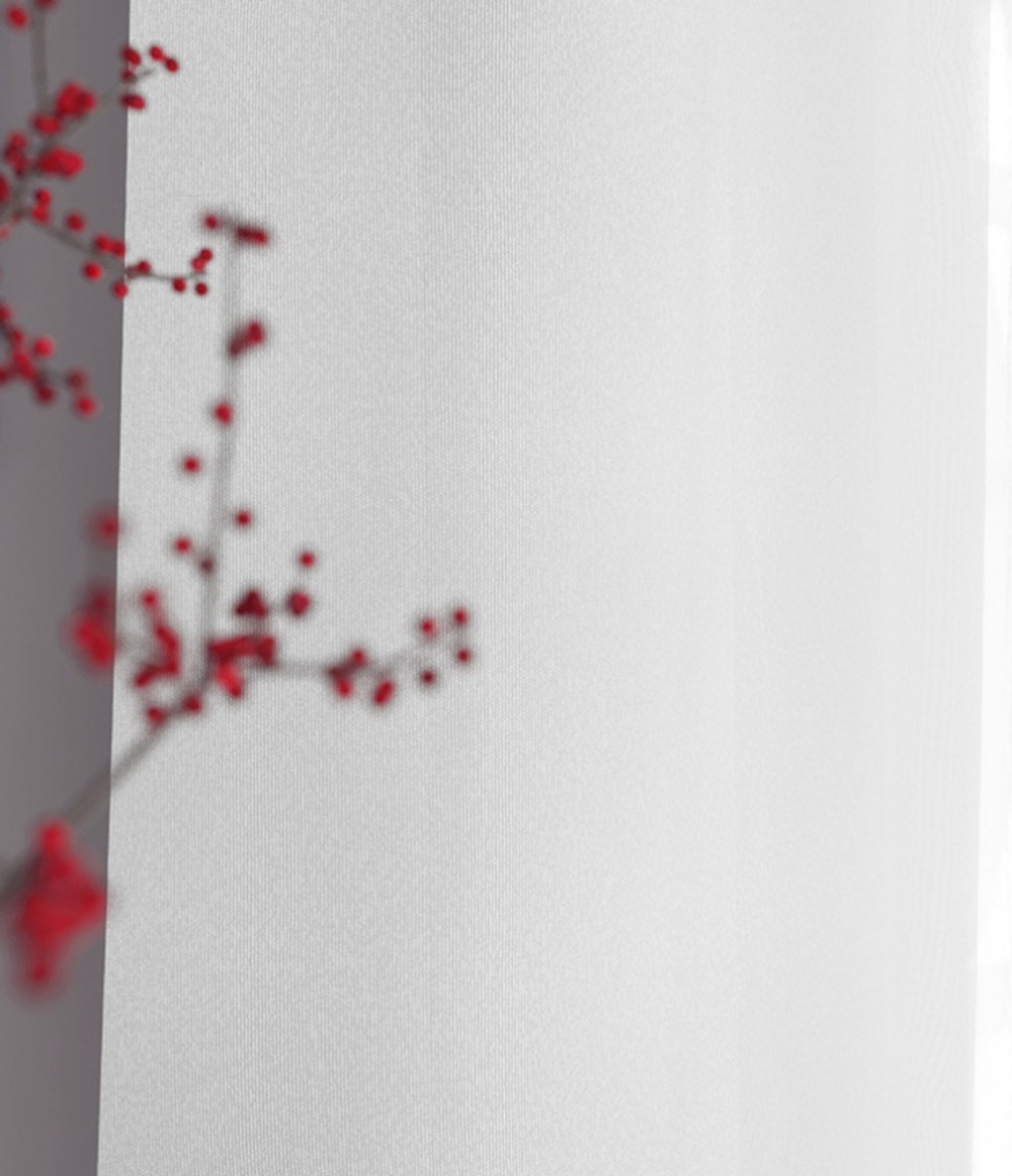 Тюль Legrand Канвас белая с утяжелителем