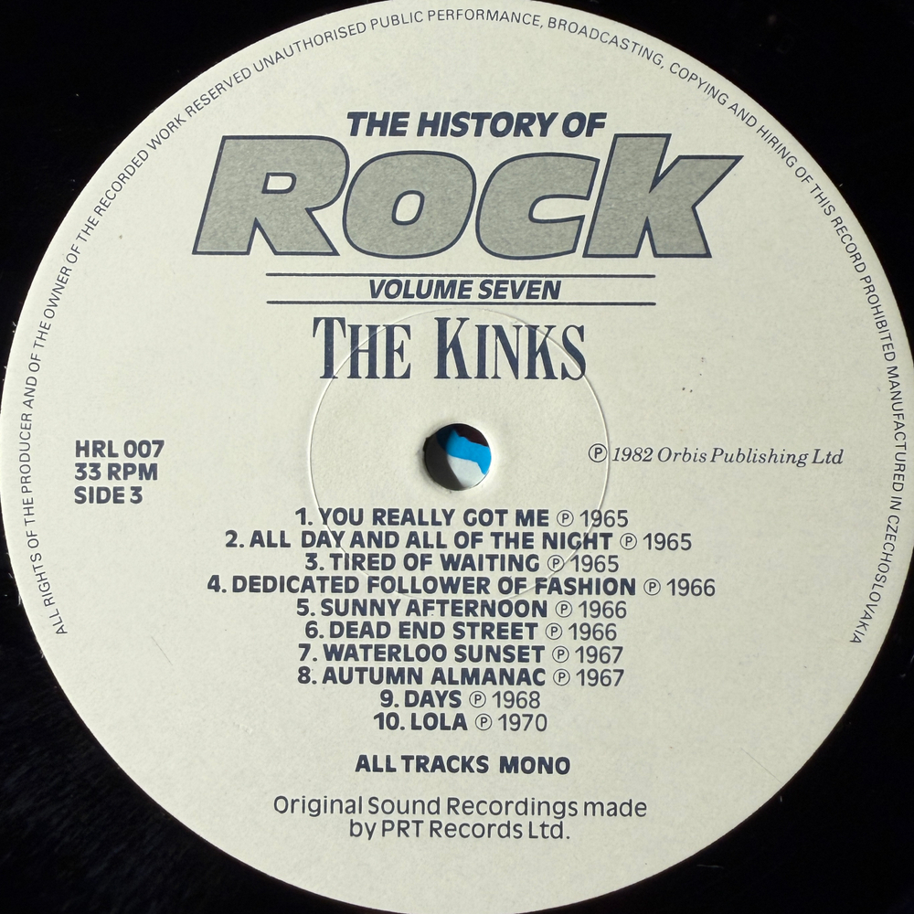 Сборник - The History Of Rock 7 (Чехословакия 1982г.) 2LP Т