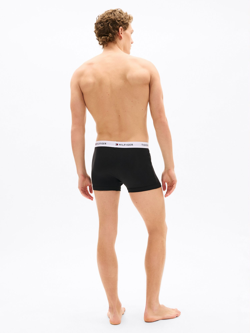 Трусы боксеры-транки Tommy Hilfiger Cotton Classics 3-Pack Black