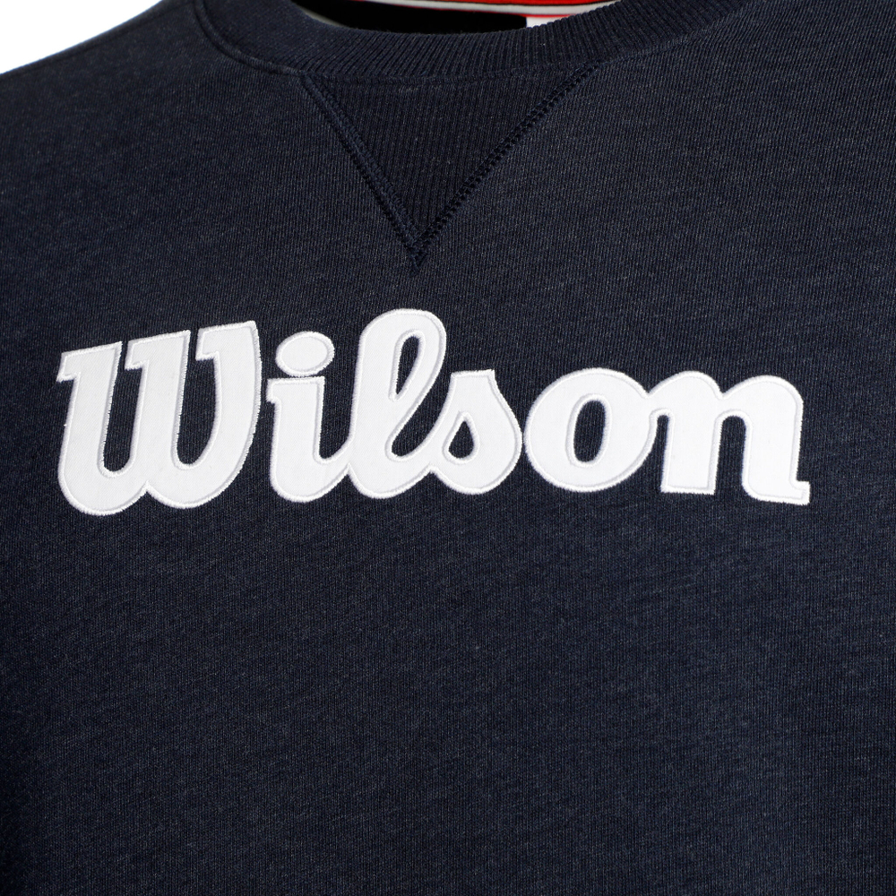 Мужская кофта теннисная Wilson Parkside Crew Sweatshirt Men - Dark Blue