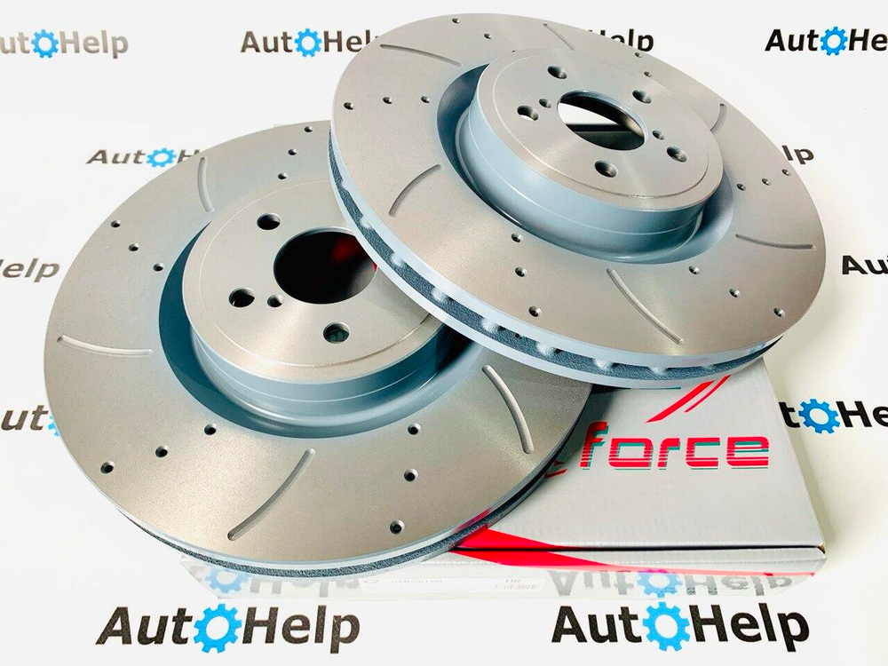 Диск тормозной перфорированный G-Brake GFR-20194L передний левый 326mm 5x100