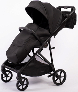 Прогулочная коляска Peppy Amici с автокреслом Verona Black Black рама Black