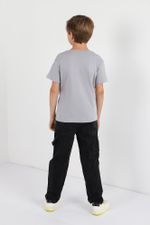 Фуфайка (футболка) для мальчика Кэш-2 Виотекс СВЕТЛО-СЕРЫЙ