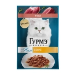 Утка в соусе, 75г влажный корм для кошек Гурмэ Перл