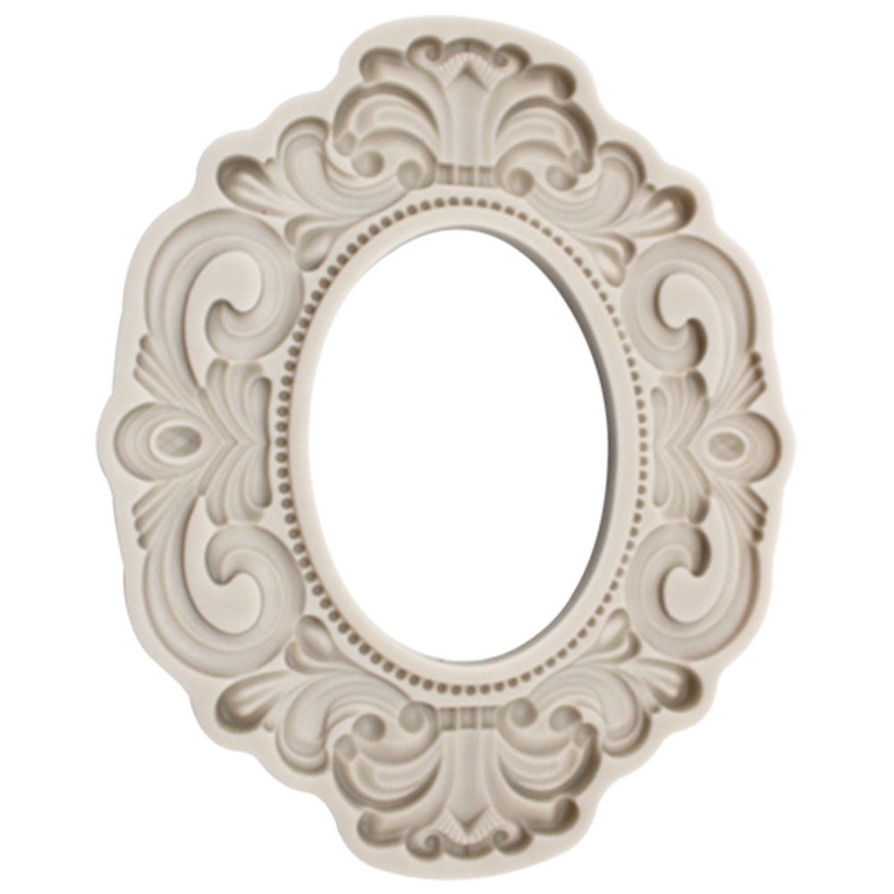 Молд силиконовый "Большая овальная рамка"